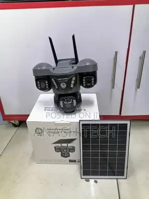 Powerfull Tripple Lens Solar PTZ CCTV 4g Solar Energy Camera