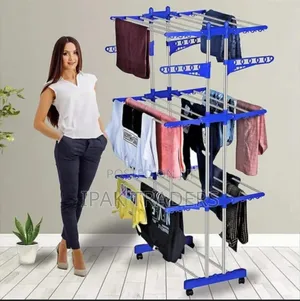 *Detachable 50kg 3 Layer Cloth Hanger Rack Stand