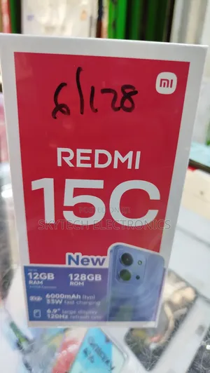 New Xiaomi Redmi 15C 4G 128 GB Red