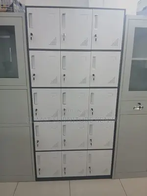 15-Locker Metallic Cabinet – Secure, Spacious Heavy-Duty Storage