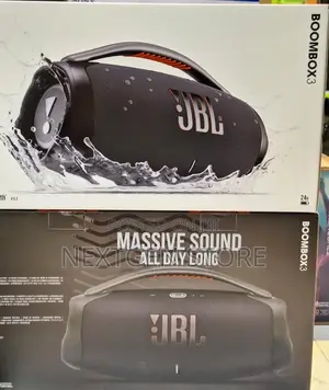 JBL Boombox 3 Portable Bluetooth Speaker.