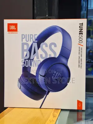 JBL Tune 500 Wired on-Ear Headphones.