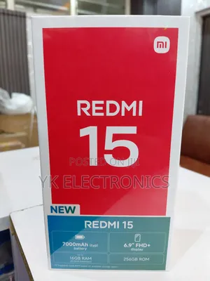 New Xiaomi Redmi 15 256 GB Black