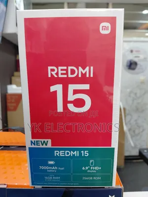 New Xiaomi Redmi 15 256 GB Black