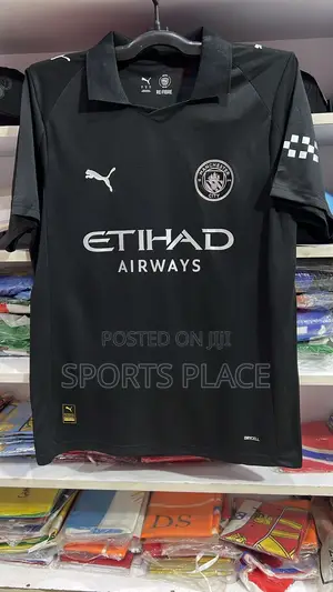 New Manchester City Black Jersey Fan Version 25/26 Season