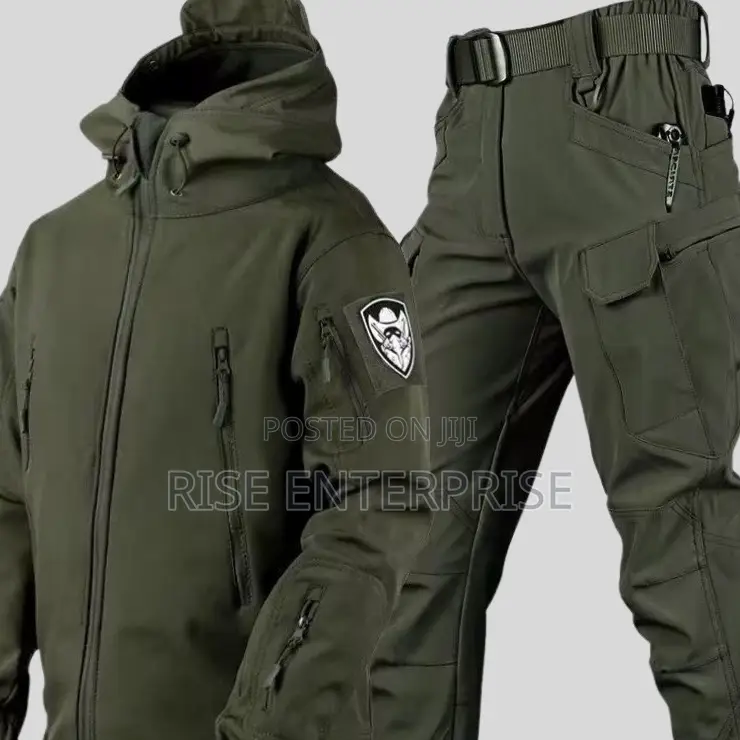 Tactical Army Green Outdoor Soft Shell Waterproof Suit