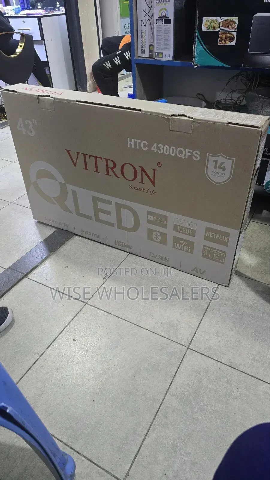 Vitron 43inches Qled Smart Android