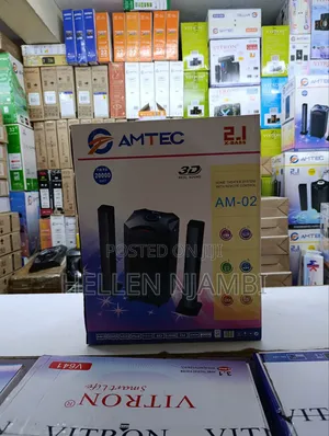 Amtec Am‐002 2.1 Ch Home Theatre Speaker System– Bluetooth, Usb/Sd, Fm