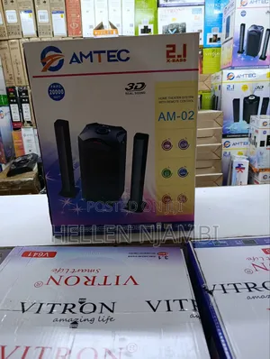 Amtec Am‐002 2.1 Channel 20000watts Multimedia Speaker System