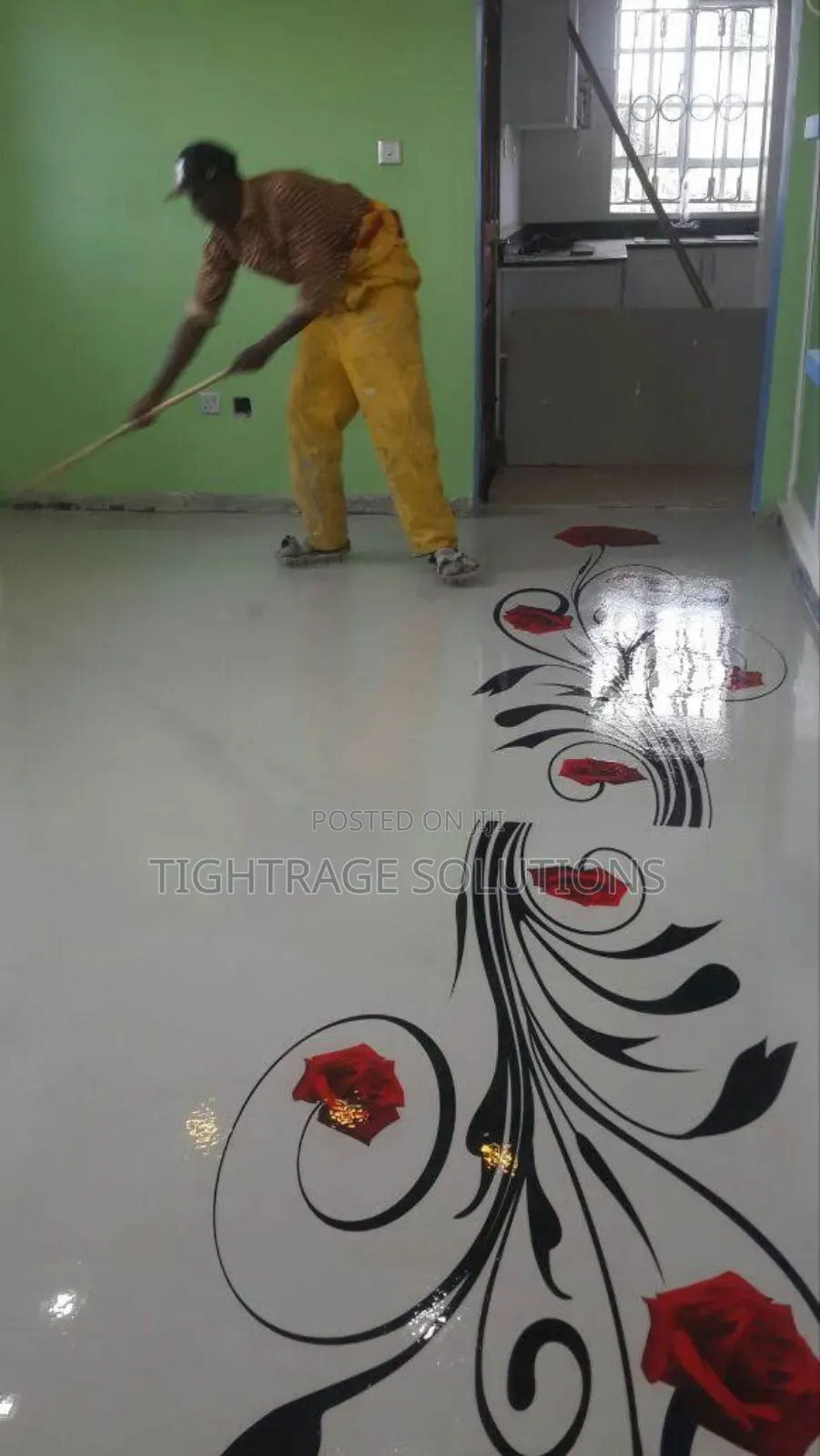 Customized Epoxy Floor Designs | Labor Only