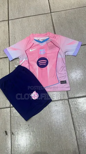 Barcelona Kids Pink Edition Jersey 25/26.