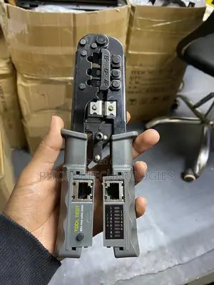 Modular Crimping Tool Plus Cable Tester Joined