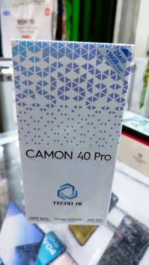 New Tecno Camon 40 256 GB Black