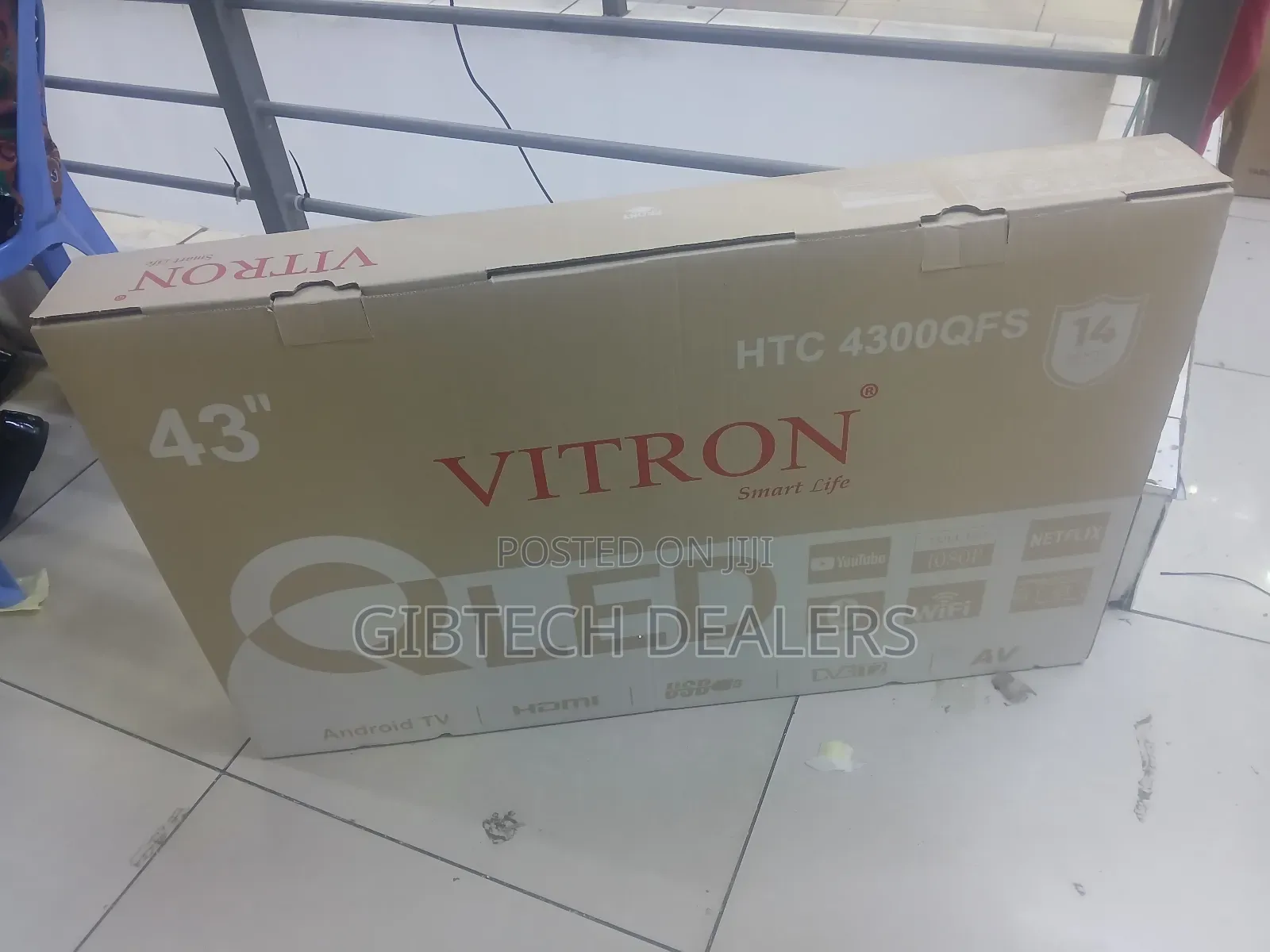 Vitron 43 Qled Smart Android Tv