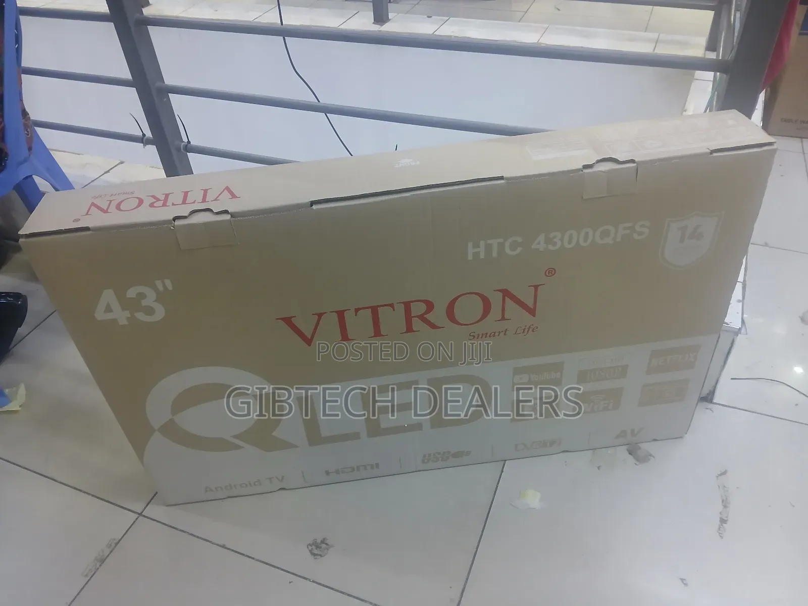 Vitron 43 Qled Smart Android Tv