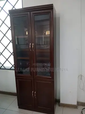 2-Door Wooden Storage Cabinet