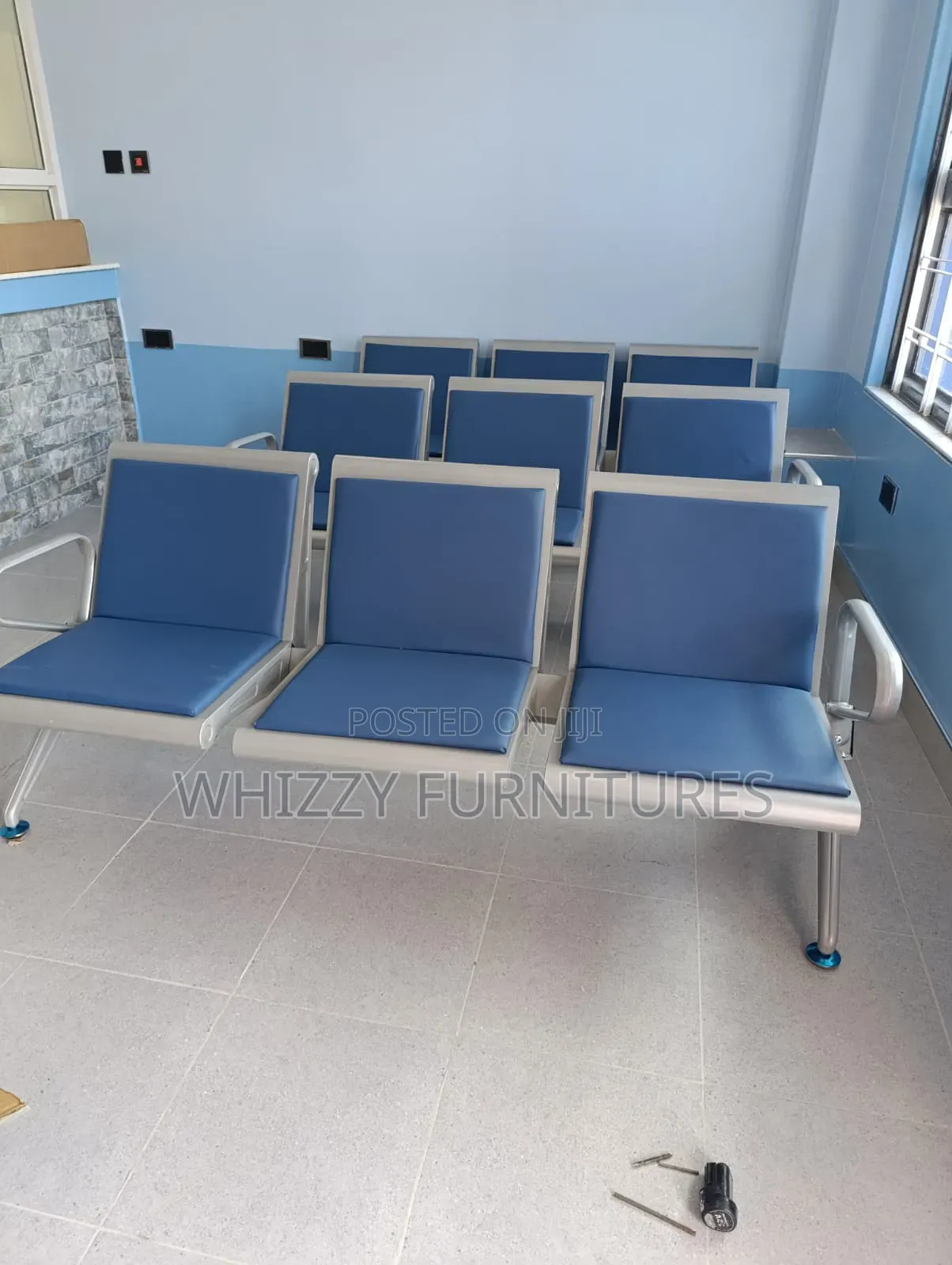 3-Seater Waiting Bench