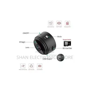 A9 Mini Camera, Hd Ip Cctv With Magnetic Back Cover, Home Security