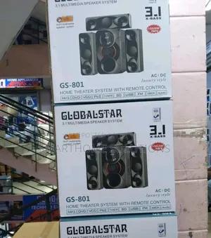 3.1ch Globalstar Home Theater System With Remote Control Woofer Syster