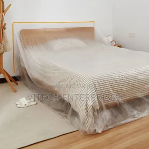 20m Self Adhesive Transparent Plastic Masking Waterproof Dust Cover