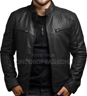 Mens New Fashion Slim Fit Leather Jackets (M-3xl)