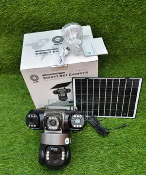 V380 Pro PTZ 4g Dual Lens Solar Power Camera Tripple Lens Camera