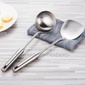 1pc Stainless Steel Cooking Spoon/Serving Spoon