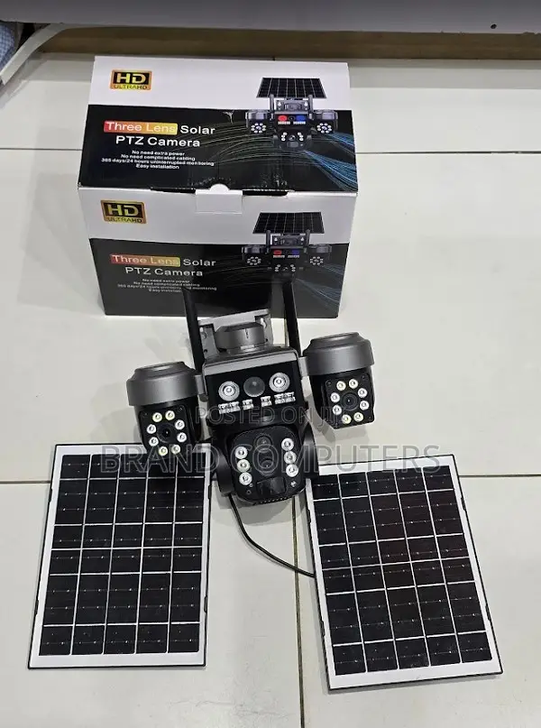 Triple Lens 4g Solar PTZ Camera – Advanced Outdoor Security Camera