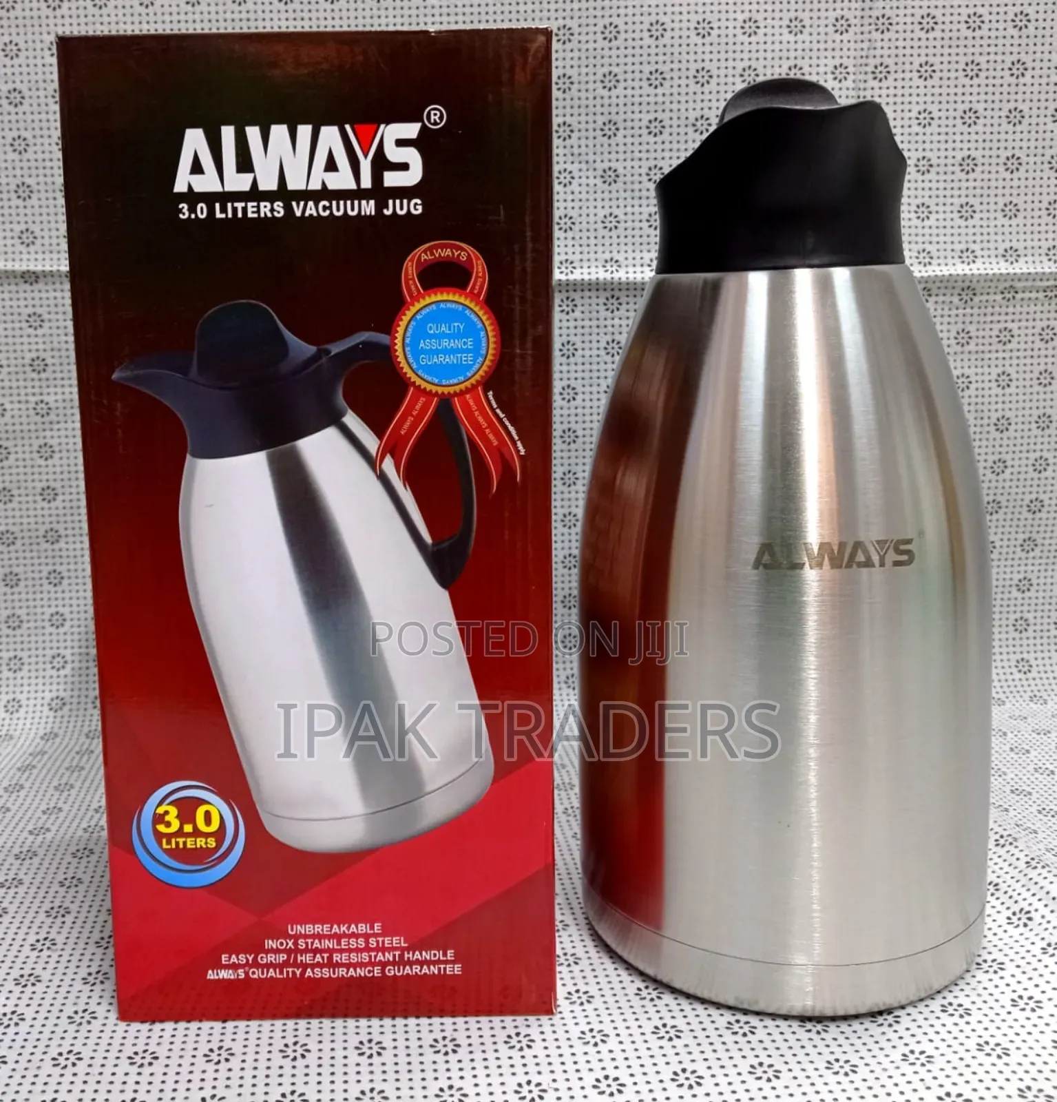 !! *Always Unbreakable Flask Available*
Capacity: 3ltrs