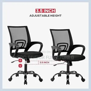 Adjustable Swivel Mesh Office Chair Black Yv3c