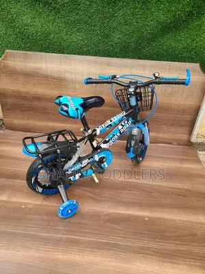 Boys Bicycle – 12” Training Wheels, Fun Design