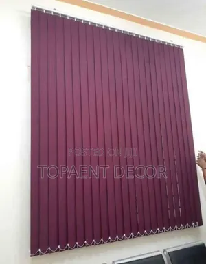 Purple Sleek And Stylish Vertical Window Blinds