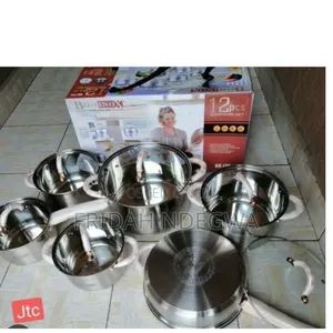 *Bominox 12pc Stainless Steel Cookware Set*