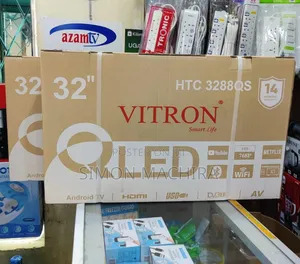 Vitron 32" Qled Smart Android Frameless With Bluetooth
