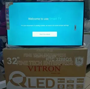 Vitron 32" Qled Smart Android Frameless With Bluetooth