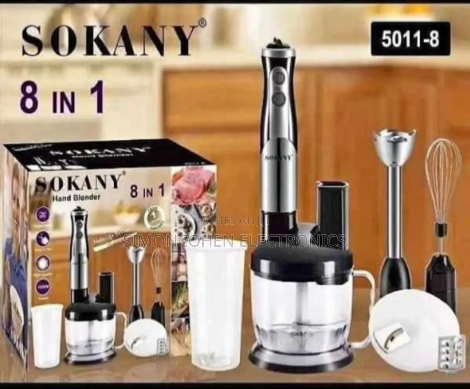Sokany 8in1 Hand Blender