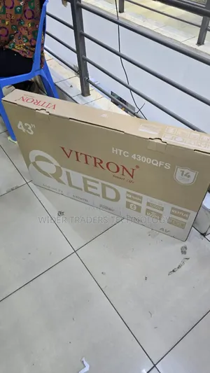 Vitron 43" Smart Android Frameless Tv 1080 Resolution