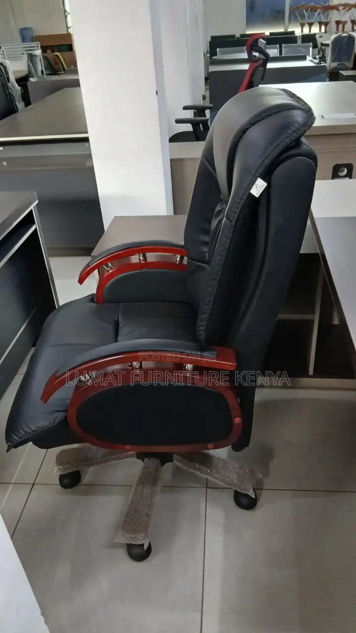 Leather Recliner High Back Office Seat