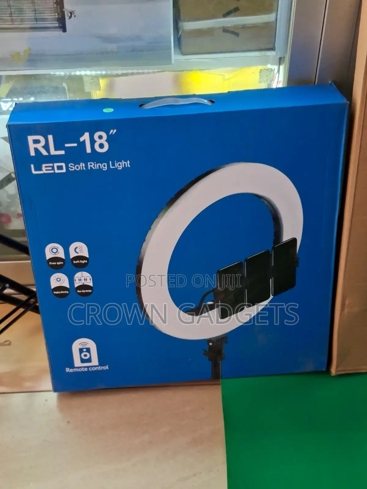 Rl-18 18" Led Ring Light With 2.1m Tripod Stand Remote