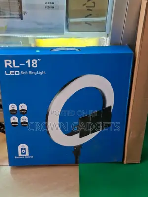 Professional Rl-18 18" Led Selfie Ring Light + Tripod Remote