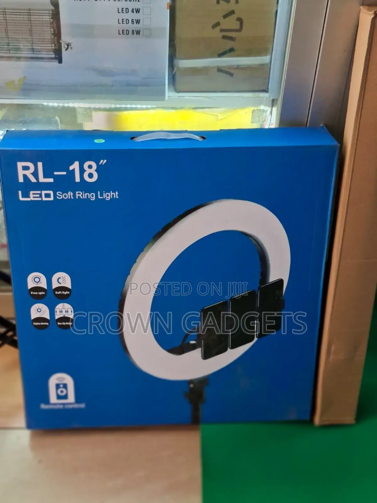 Professional Rl-18 18" Led Selfie Ring Light + Tripod Remote