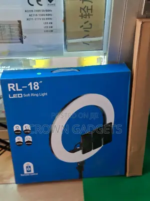 Rl18 18-Inch Led Ring Light With Phone Holder 2.1m Stand