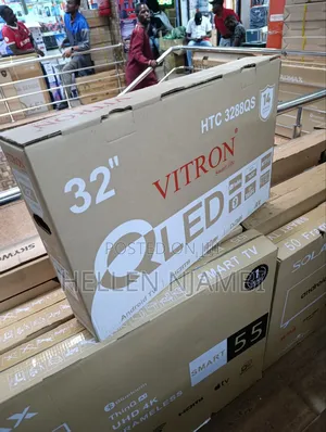 Vitron 32" Qled Smart Android Frameless With Bluetooth