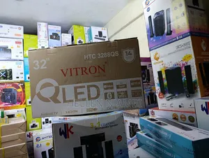 32" Vitron Smart Qled Tv With 14months Warranty