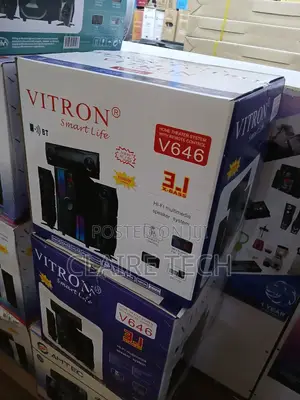 Vitron 3.1ch V646 X-Bass Home Theatre System With Remote Control.