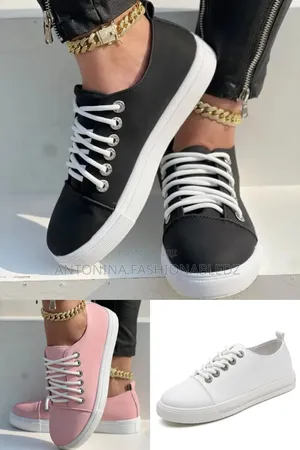 Ladies Wipe and Go Sneakers