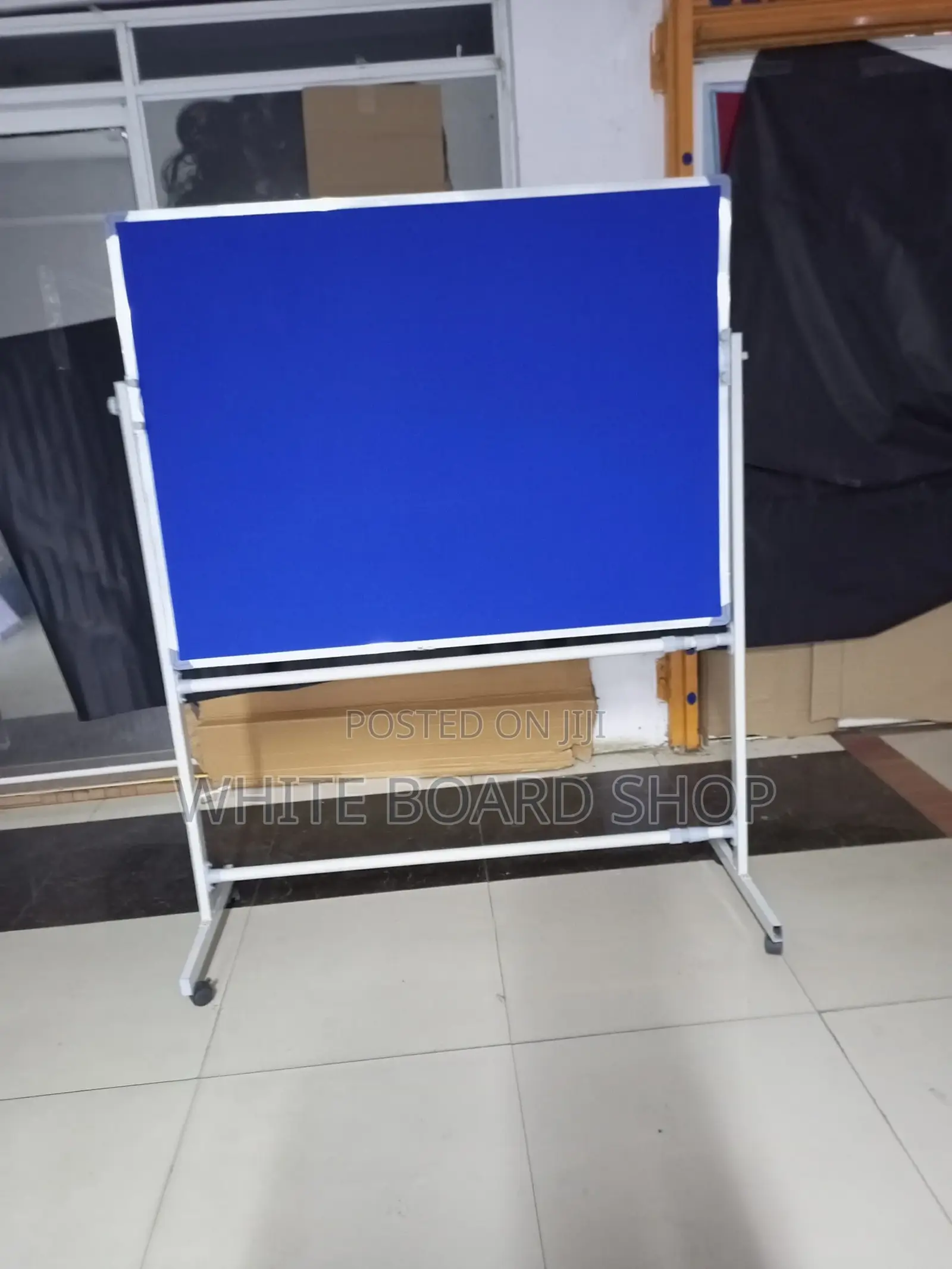 Moovable Free Standing Notice Board 1.2m X 0.9m