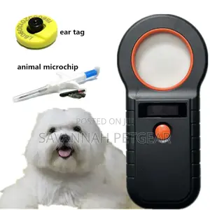 Pet Microchip Scanner Used to Scan/Read Microchips Implanted in Pets
