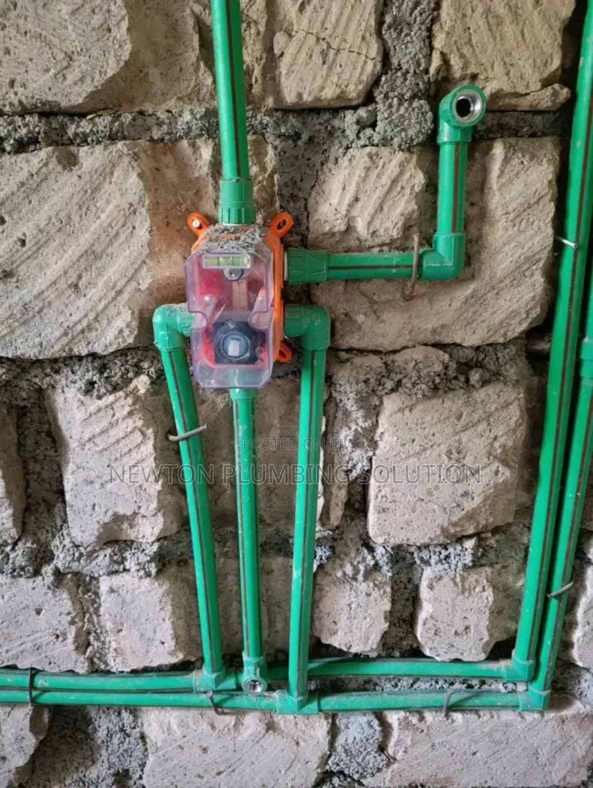5 Way Shower Mixer When Installed