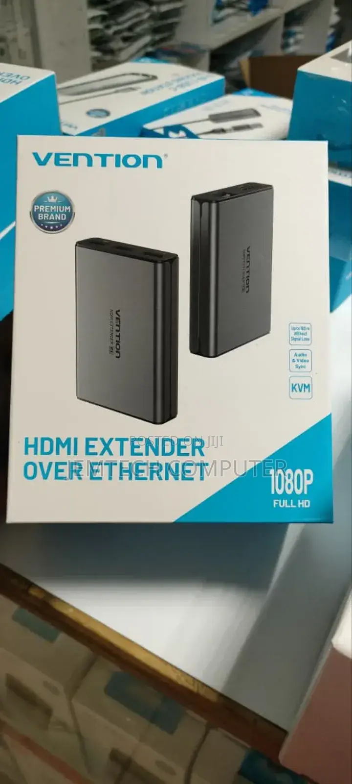 Vention Hdmi Network Cable Extender 60m Gray Aluminum Alloy Type